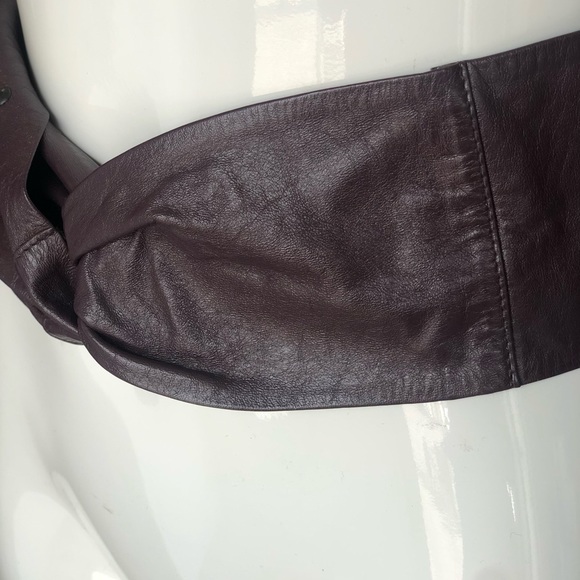 Vintage Leather Sash Belt - Picture 5 of 12